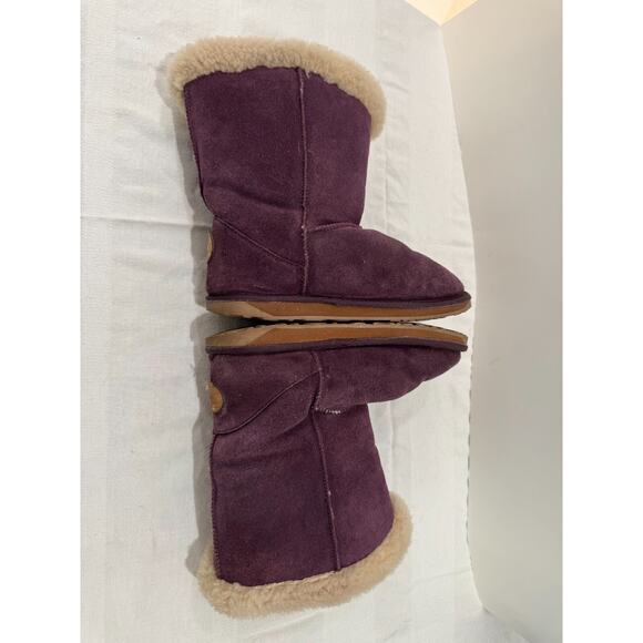 EMU Kungala Australia Mini Pull On Winter Purple Suede Boots EU 36 US 6 K4 - Picture 5 of 10